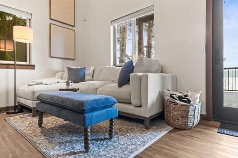 Curl up on sofa with a cup of coffee