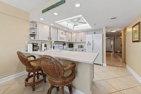 Bright kitchen with ocean views while you cook.