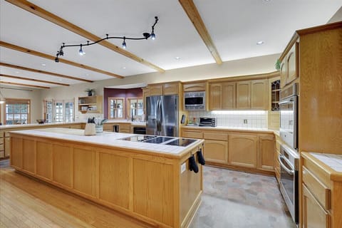 Large Gourmet Kitchen with Island