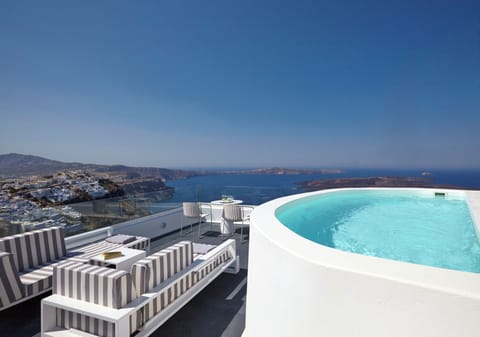 Luxury Villa, Sea View | Pool | Indoor pool, seasonal outdoor pool