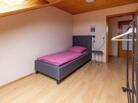 Floor, Flooring, Furniture, Wood, Interior Design, Wood Flooring, Bedroom, Room, Bed, Lighting