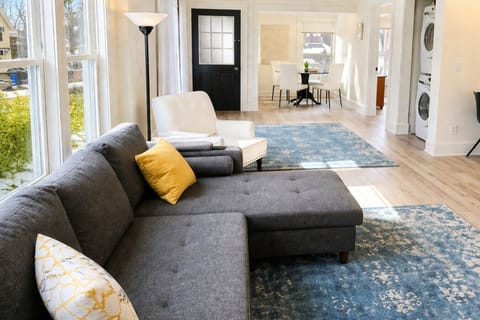 Warm bright open living area