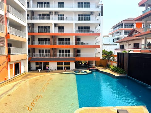 Apartment, 1 Bedroom, Smoking, Balcony | Pool | Outdoor pool