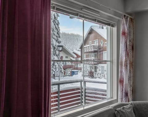 Wake up to a winter wonderland; breathtaking views of the snowy slopes directly from your living room.