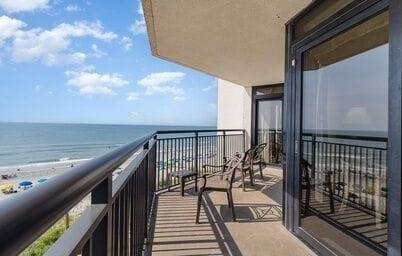 Wrap around balcony