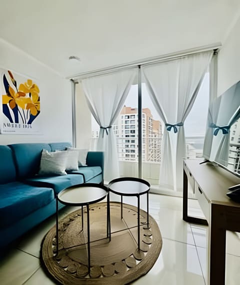 Basic Apartment | Living area | 33-inch Smart TV with digital channels