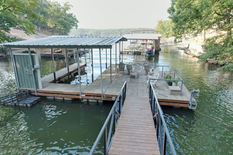 Private dock and cove 