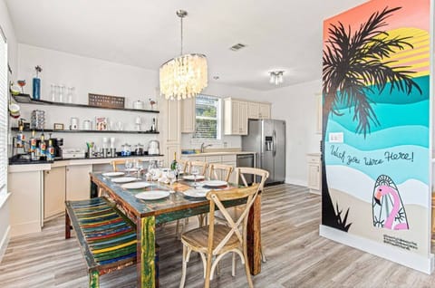 A kitchen and dining area that feels social and welcoming, whether you are cooking together or just grabbing a quick bite.