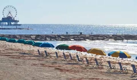 Beach nearby, beach towels