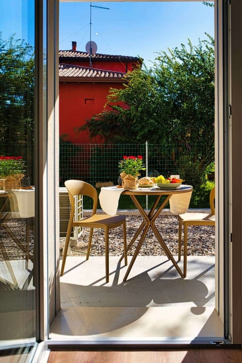 Affaccio sul patio esterno