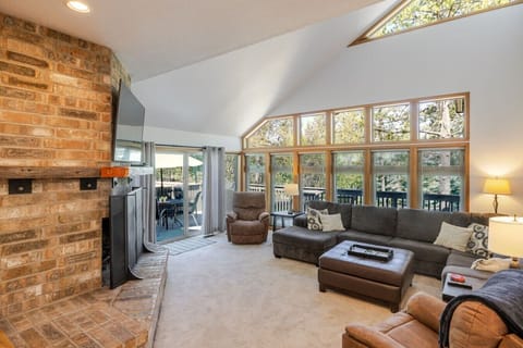 Living Room | Fireplace | Deck Access