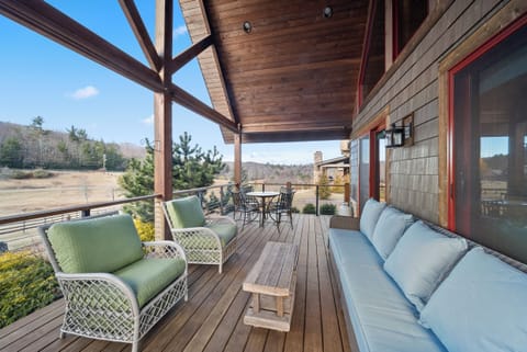 Covered Deck with Seating