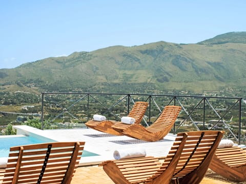 Swimming Pool, Furniture, Outdoor Furniture, Resort, Mountain Range, Sunlounger, Eco Hotel, Chair, Shade, Umbrella