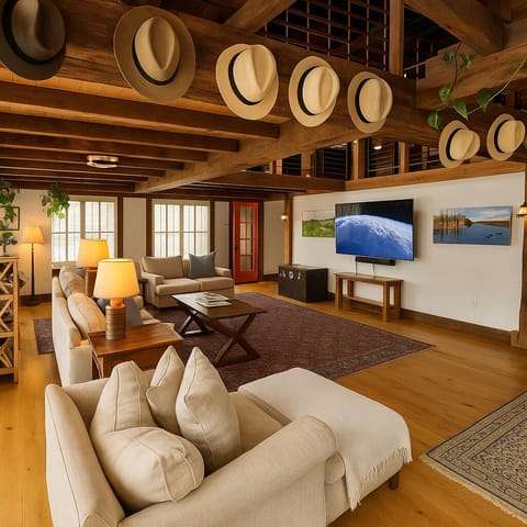 Apartment, 2 Bedrooms | Living area | Smart TV