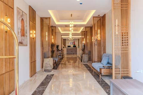 Interior entrance