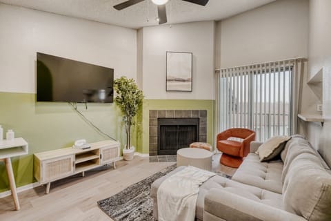 Stylish and cozy living space