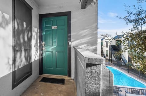 The front door