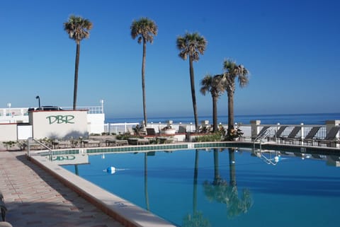 Beachfront resort setting