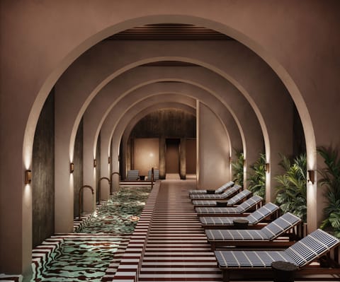 Sauna, steam room, body treatments, massages