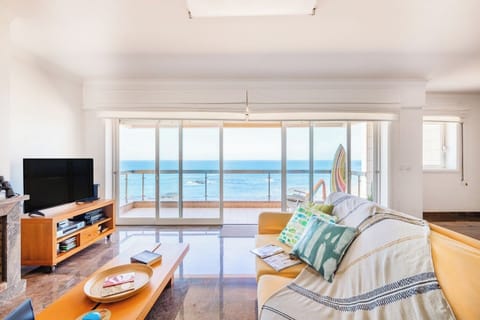 Living / Dining Room with Beach Views