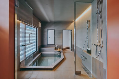 Villa, Non Smoking | Bathroom | Hair dryer, slippers, bidet, heated floors