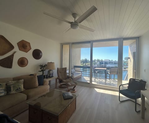 Living room and balcony