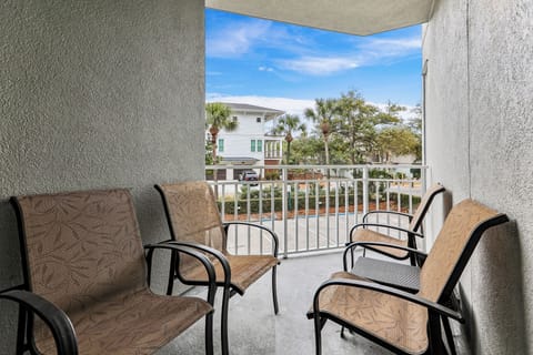 Private Balcony off Primary Bedroom at 2111 SeaCrest