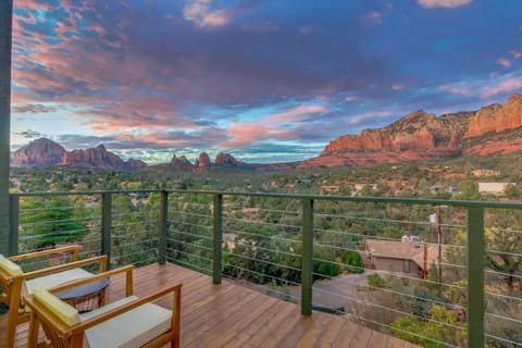 Red rocks views from upstairs deck