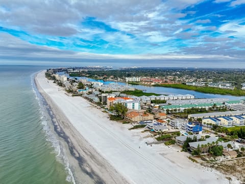 Condo across from white sandy beaches