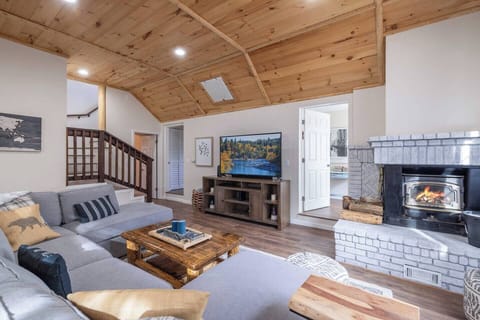 Beautiful high wooden ceilings