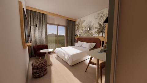 Standard Room, 1 Queen Bed, Balcony | Premium bedding, laptop workspace, blackout drapes, soundproofing