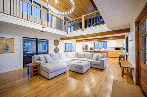 This living room doesn’t just host guests—it hosts good times.