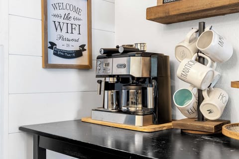 “Today’s good mood is sponsored by coffee.”​