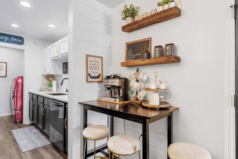 “Today’s good mood is sponsored by coffee.”​