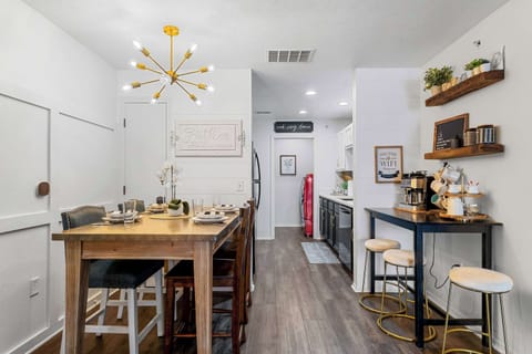 Make mealtime memories together at the dining table, seating 4​