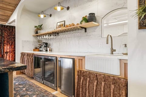 Ice Maker and Large Drink Fridge