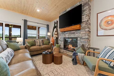 Enjoy the spacious open concept design with living area open to dining.