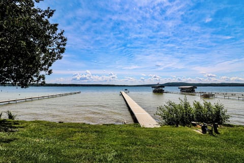 Private Dock and Lake Leelanau Frontage