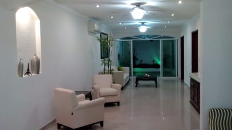 Interior entrance
