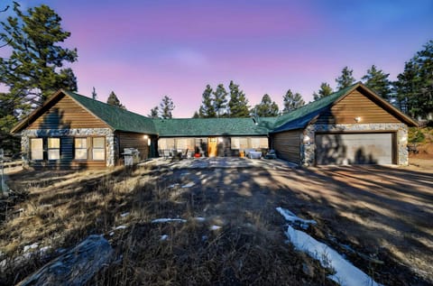 The sprawling home has plenty of space to spread out and relax.