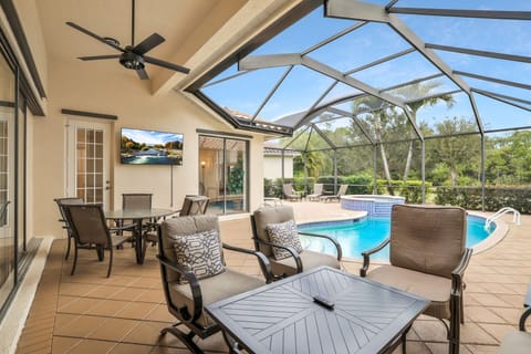 Private backyard