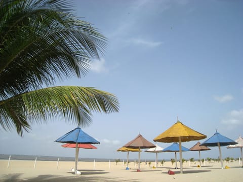 Beach nearby, white sand