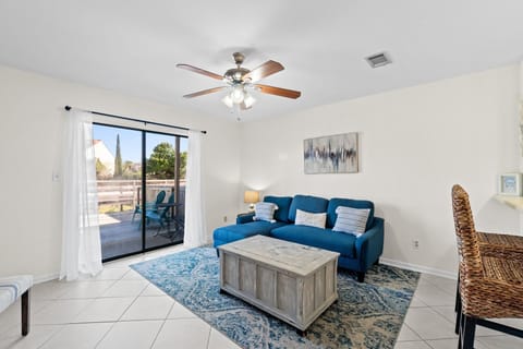 Living Area - Balcony Access - Smart TV