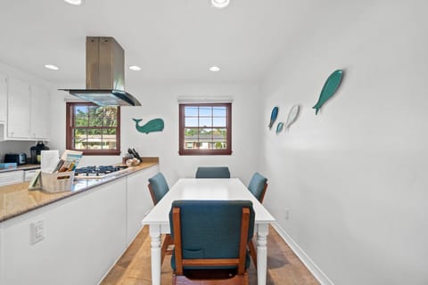 Lovely beach-inspired dining space to enjoy meals with family or friends