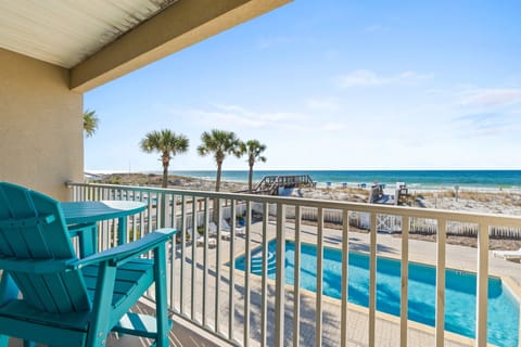 Private Balcony - Gulf Front - Pool View - Outdoor Furniture