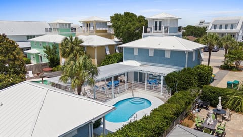 Soak up the Florida sunshine from comfortable poolside loungers on the spacious paver patio.