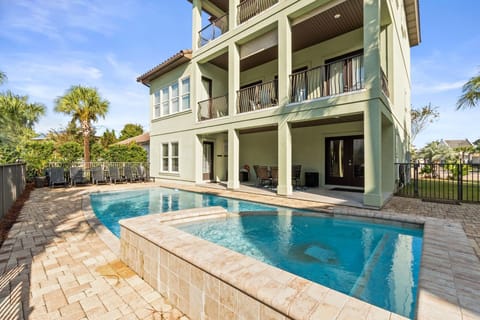Morning coffee or sunset cocktails, this inviting pool deck is the perfect spot to relax and reconnect outdoors.