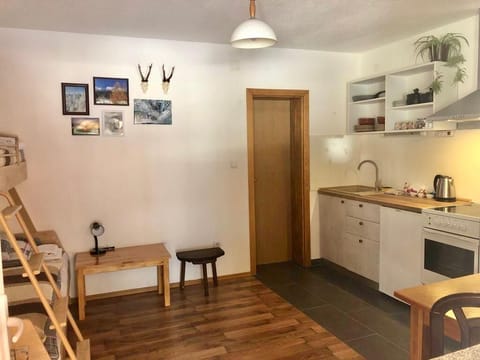 Family Studio, Kitchen, Courtyard View | Private kitchen | Electric kettle