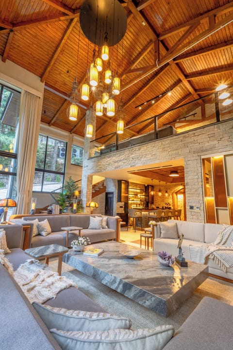 Luxury Villa, Garden View | Living area | Flat-screen TV
