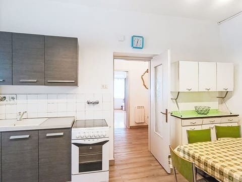 Furniture, Flooring, Interior Design, Kitchen, Wood, Floor, Major Appliance, Kitchen Appliance, Ceiling, Countertop